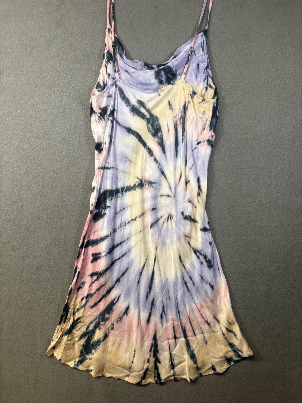 Young Fabulous & Broke Women’s Midi Tie Dye Slip Dress SZ S - Picture 5 of 6